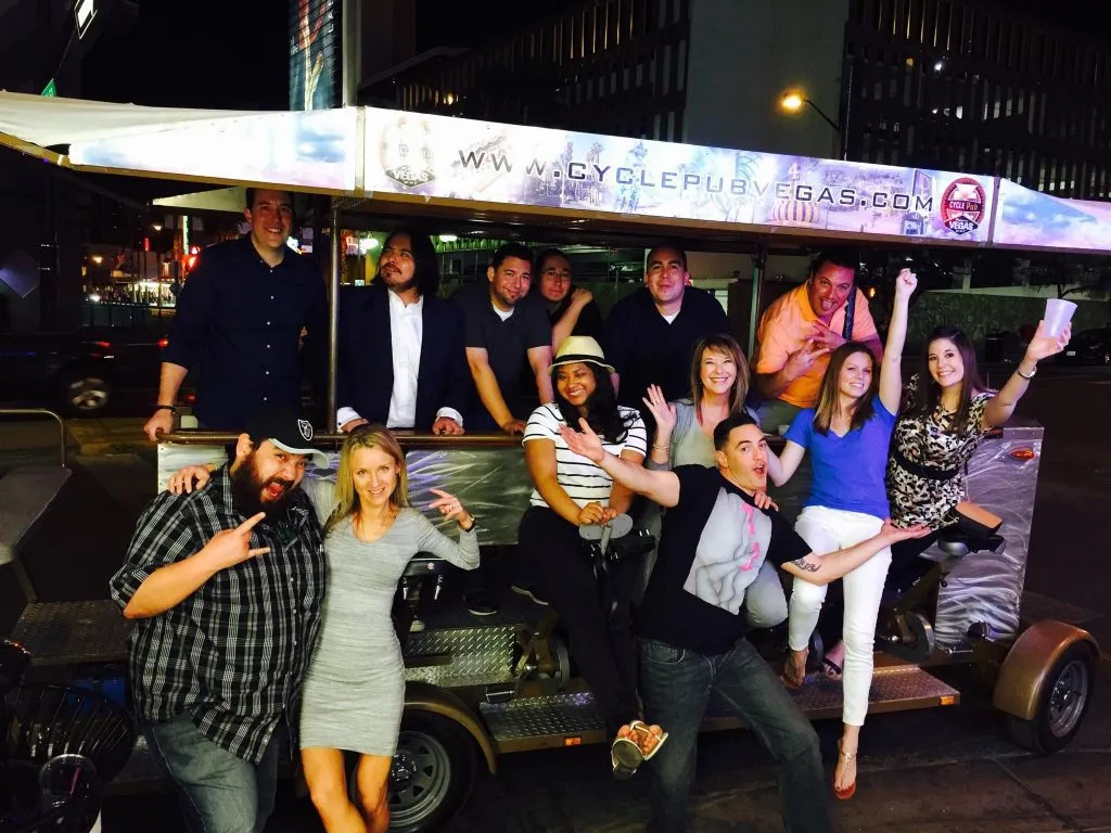 Beer bike pub crawl