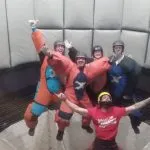 Indoor skydiving