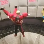 Indoor skydiving