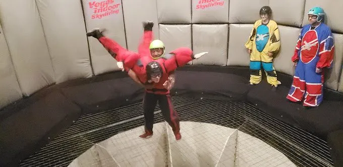 Indoor skydiving