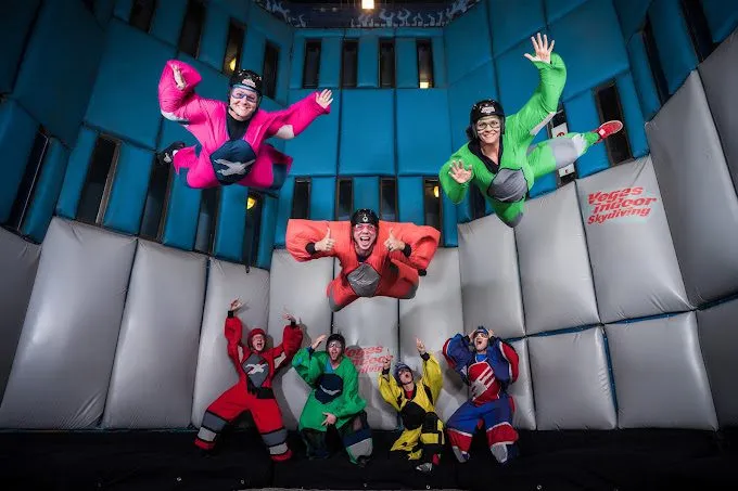 Indoor skydiving